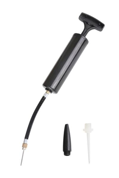 Triathlon T-163 Top Şişirme Pompası | 3 Farklı Uç | Futbol - Basketbol - Vole...