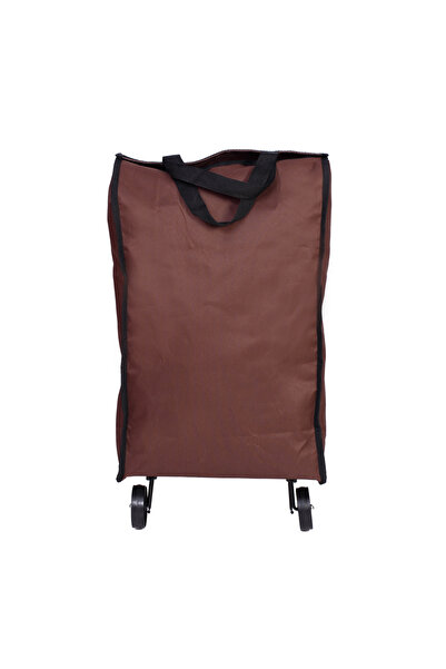 Master Geantă de cumpărături cu cărucior Master, 25 l, roți retractabile, maro