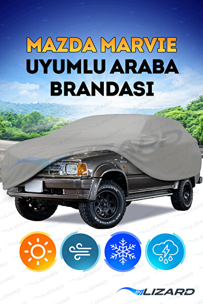 ByLizard غطاء سيارة مازدا مارفي مقاوم للماء، غطاء سيارة من القماش المشمع، غطا...