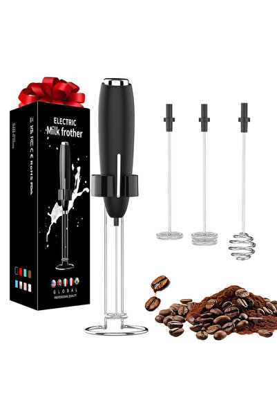 Skylaze Електрически разпенител за мляко S-777, 16000 об/мин, 3 скорости, 3 г...