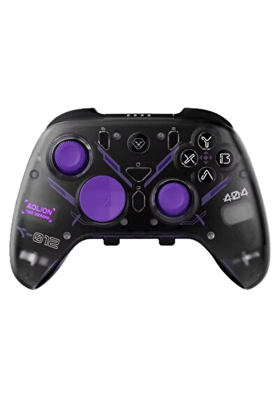 aolion Hall Effect Kablosuz Oyun Kolu RGB Şarj İstasyonlu Drift Önleyici PC K...