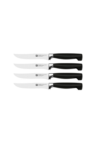 ZWILLING Four Star Biftek Bıçağı Seti Siyah 4 Parça