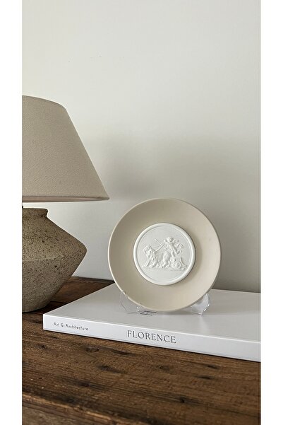 HOME DEKORİSTA Διακοσμητικό Πιάτο, Διακοσμητικό Αντικείμενο, Πιάτο σε Χρυσό Χ...