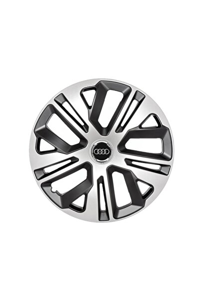 OEM Set de 4 capace de jantă Raven Grey-Black R16, pentru gama de mașini Audi