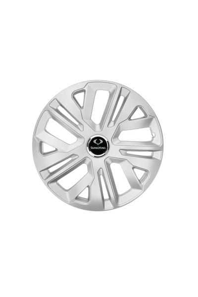 OEM Set de 4 capace de jantă Raven Grey R16, pentru gama de mașini SsangYong