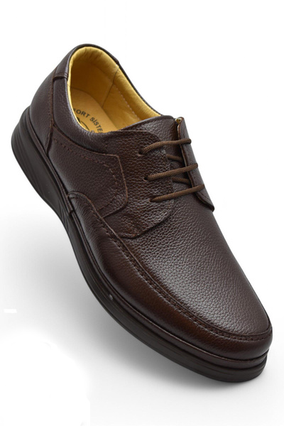 ISPARTALILAR TAB8050 Talpă ortopedică Pantofi pentru bărbați din piele natura...