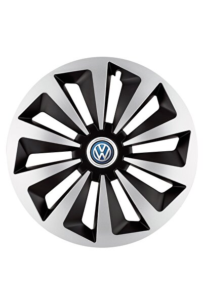 Autohelix MSA Set de 4 capace jante Fox Gri-Negru R17 pentru gama auto Volksw...