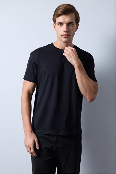 Justboga Düz Oversize Muscle Fit Rahat Yaka Soft Touch Modal Penye T-shirt