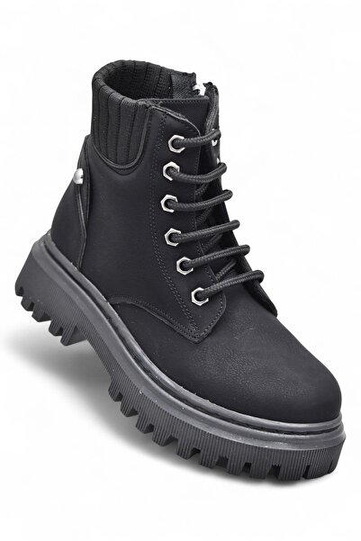 ISPARTALILAR 236 Cizme ortopedice pentru fete cu fermoar, cu șireturi, cu lân...