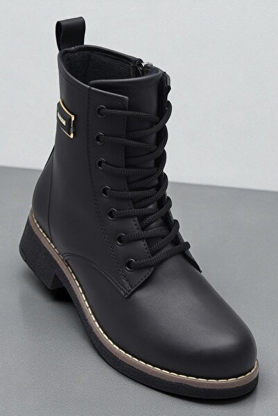 ISPARTALILAR 4659 أحذية نسائية طويلة مضادة للانزلاق مع سحاب وأربطة للاستخدام ...