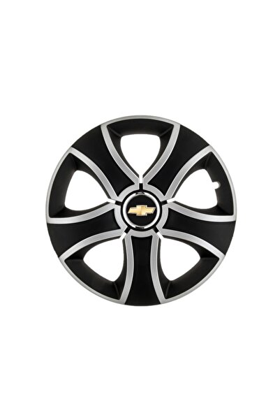 Autohelix MSA Set de 4 capace de jantă Bis Gri-Negru R16 pentru gama de mașin...