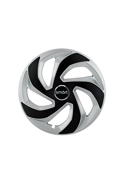 Autohelix MSA Set de 4 capace de jantă Rex Gri-Negru R14 pentru gama de mașin...