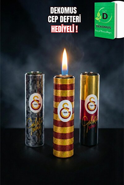 Galatasaray "DEKOMUS CEP DEFTERİ HEDİYELİ" LİSANSLI "TEK ADET" METAL KILIF TA...