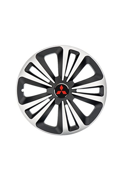 Autohelix MSA Set de 4 capace de jantă Terra Gri-Negru R14, pentru gama auto ...