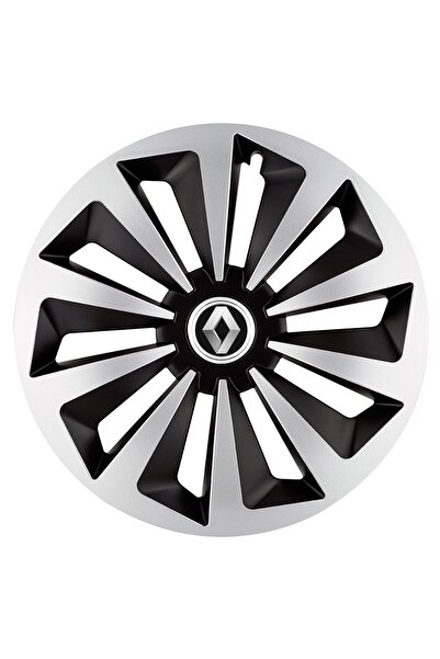 Autohelix MSA Set de 4 capace de jantă Fox Gri-Negru R17 pentru gama de mașin...