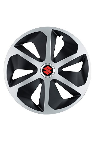 Autohelix MSA Set de 4 capace de jantă Roco Gri-Negru R17 pentru gama auto Su...