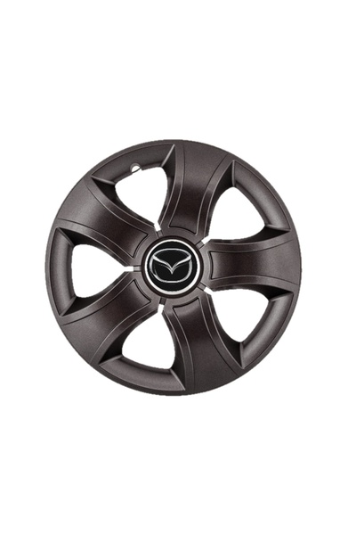 Autohelix MSA Set de 4 capace de jantă Bis Black R16 pentru gama de mașini Mazda