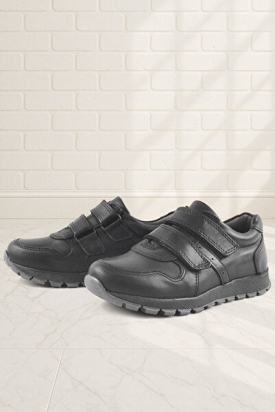 Rakerplus Black Velcro Boys' Sports School Shoes