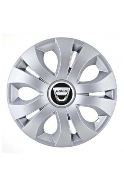 Autohelix MSA Set de 4 capace roți compatibile cu Dacia, model TOP CHROME R16