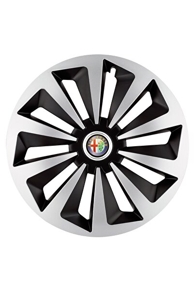 Autohelix MSA Set de 4 capace jante Fox Gri-Negru R17 pentru gama de mașini A...