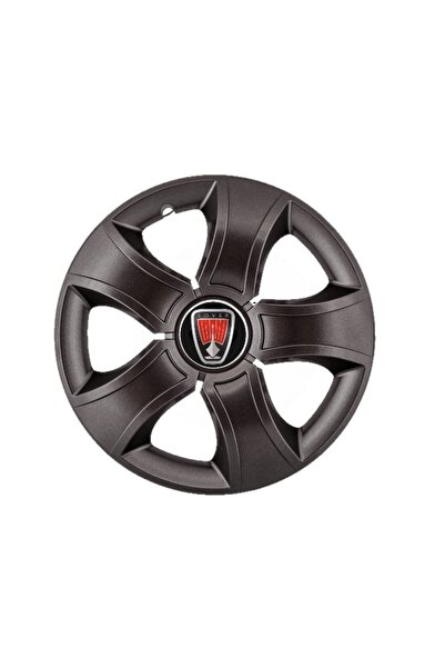 Autohelix MSA Set de 4 capace de jantă Bis Black R16 pentru gama auto Range R...
