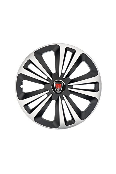 Autohelix MSA Set de 4 capace de jantă Terra Gri-Negru R16, pentru gama Range...