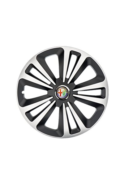 Autohelix MSA Set de 4 capace de jantă Terra Gri-Negru R15, pentru gama de ma...