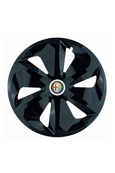 Autohelix MSA Set de 4 capace de jantă Roco negre R14, pentru Alfa Romeo, mod...