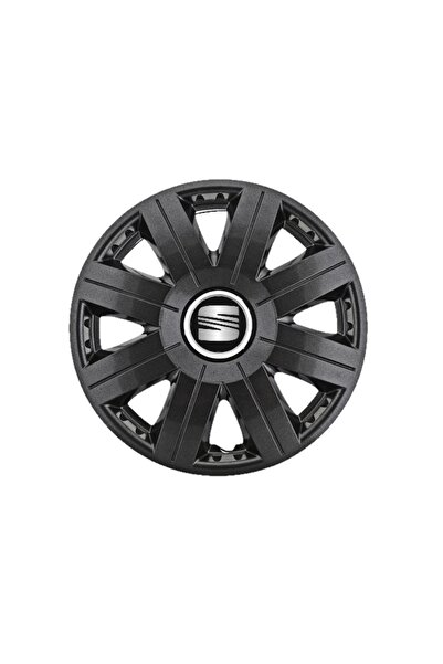 Autohelix MSA Set de 4 capace de jantă Cosmos Black R15, pentru gama auto Seat