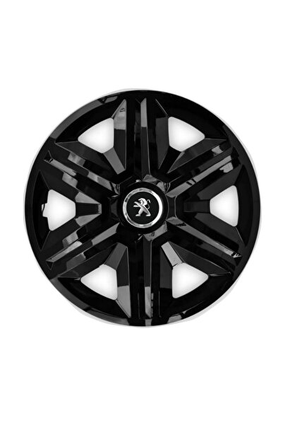 Autohelix MSA Set de 4 capace roți, capace de roată, negre, rapide, R15, pent...