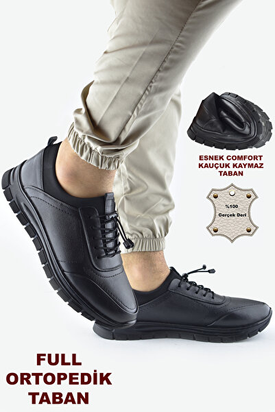 ISPARTALILAR 707 Pantofi de iarnă pentru bărbați din piele naturală cu talpă ...