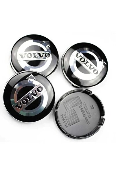 OEM Set de 4 capace pentru jante din aliaj VOLVO de 64 mm