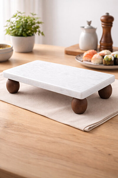 stonesteps Doğal Mermer Dikdörtgen Sunum Standı Naturel (15x30)
