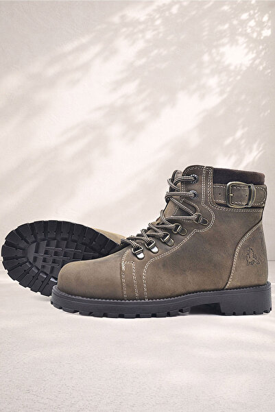 Rakerplus Χειμερινές παιδικές μπότες Griffon από γνήσιο δέρμα με φερμουάρ