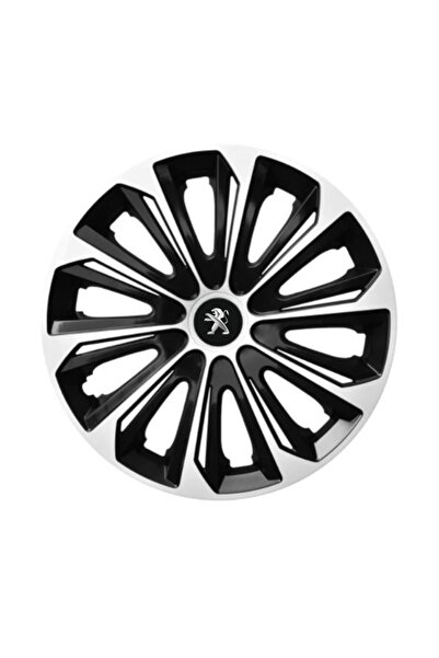 Autohelix MSA Set de 4 capace de jantă argintii extra rezistente R15 pentru g...