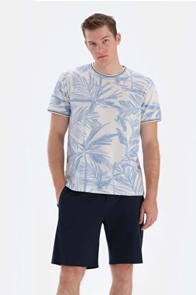 Eros 33002 Βαμβακερό κοντομάνικο ανδρικό σετ πιτζάμες με σορτς