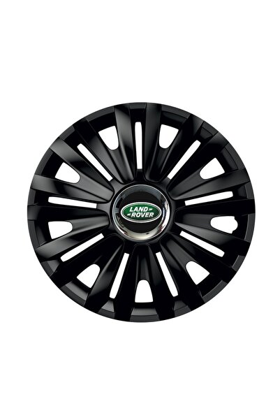 Autohelix MSA Set de 4 capace de roți negre cu inel cromat Royal R16 pentru g...