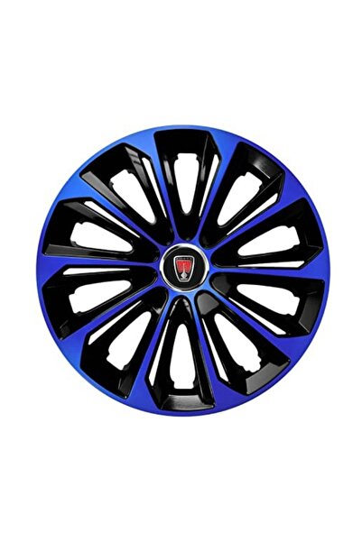 Autohelix MSA Set de 4 capace de jantă R14 albastre extra rezistente pentru g...