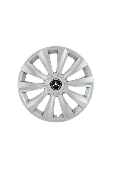 Autohelix MSA Set de 4 capace cromate pentru jante Delta R15 pentru gama de m...