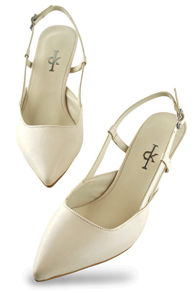 ISPARTALILAR 1025 حذاء نسائي مفتوح الظهر بكعب 5 سم فستان سهرة زفاف خطوبة ليلة...