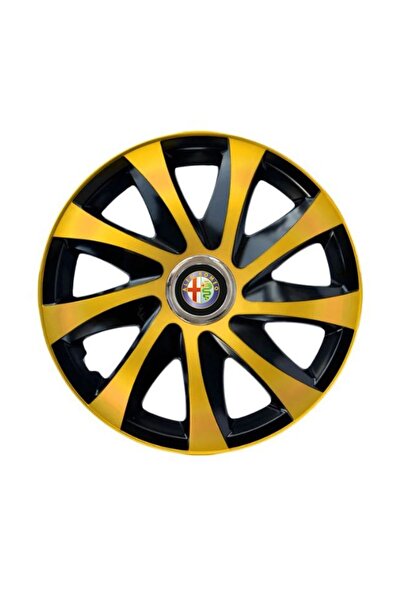 Autohelix MSA Set de 4 capace de jantă Drift extra gold R15 pentru gama de ma...