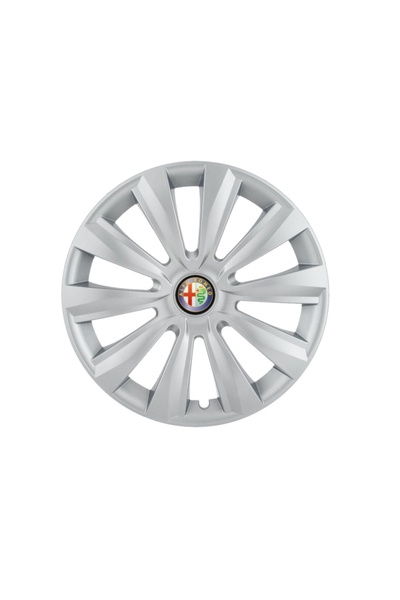 Autohelix MSA Set de 4 capace cromate Delta R14 pentru gama de mașini Alfa Romeo