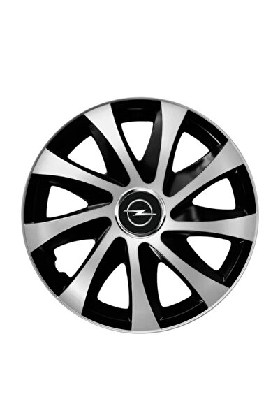 Autohelix MSA Set de 4 capace de jantă Drift extra argintii și negre R14 comp...