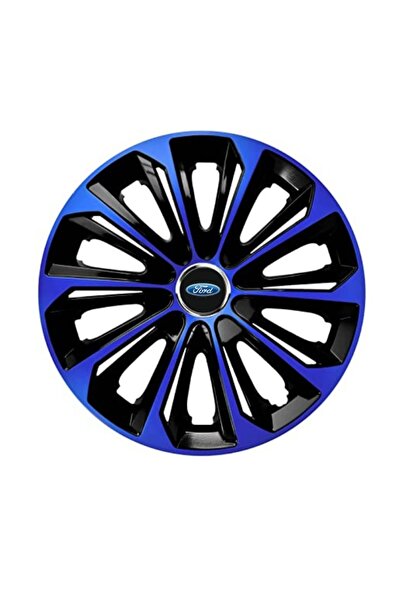 Autohelix MSA Set de 4 capace de jantă R14 albastre extra rezistente pentru g...