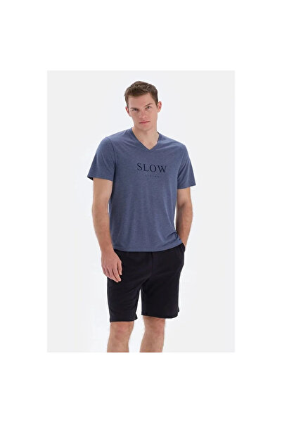 Eros 33024 Бавовняний піжамний комплект для чоловіків з V-подібним вирізом та...