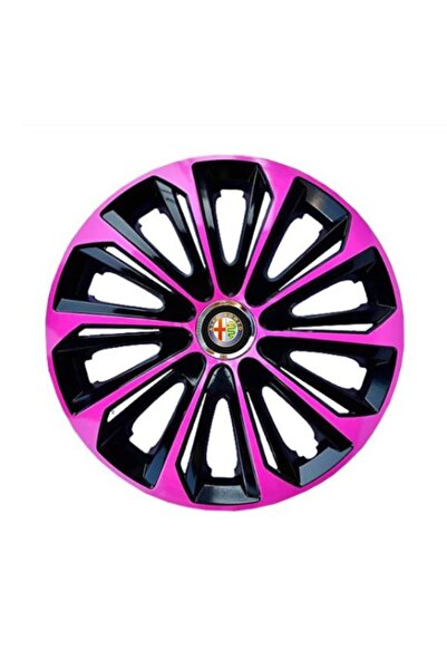 Autohelix MSA Set de 4 capace de jantă roz R16 extra rezistente pentru gama d...