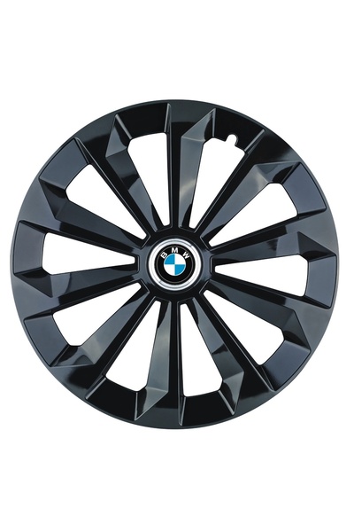 Autohelix MSA Set de 4 capace de jantă Fame Black R15 pentru gama de mașini BMW