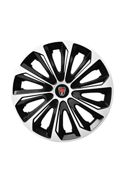 Autohelix MSA Set de 4 capace de jantă argintii extra rezistente R16 pentru g...