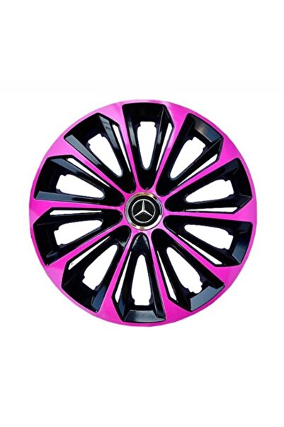 Autohelix MSA Set de 4 capace de jantă roz R16 extra rezistente pentru gama d...