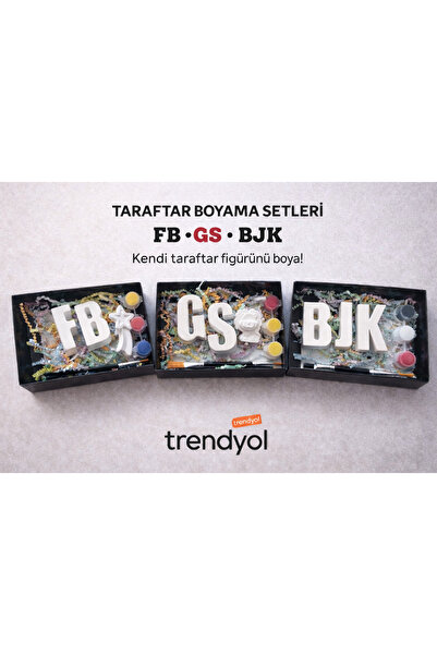 parlahome Taraftar boyama seti Fenerbahçe TAŞ BOYAMA SETİ Kendin Yap,Doğum Gü...